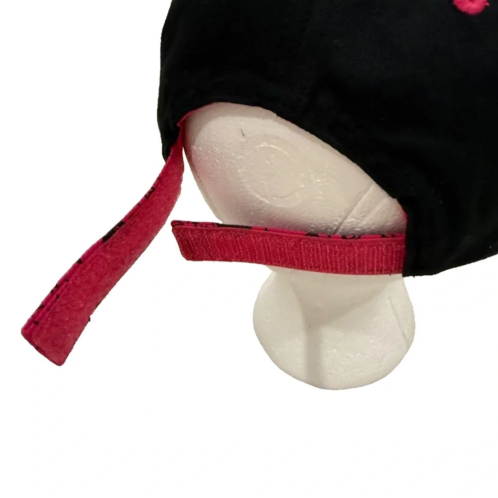 Disney Parks Black/Pink Mickey Baseball Cap Rhinestone Sparkle Mickey Size Youth